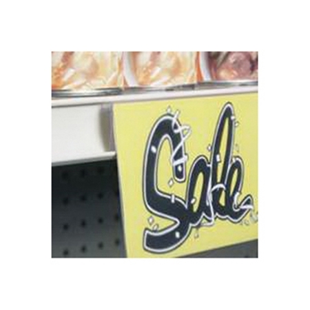 SOUTHERN IMPERIAL Sign Holder, 5-1/2 in W, PVC, Clear R16-35X55SHT